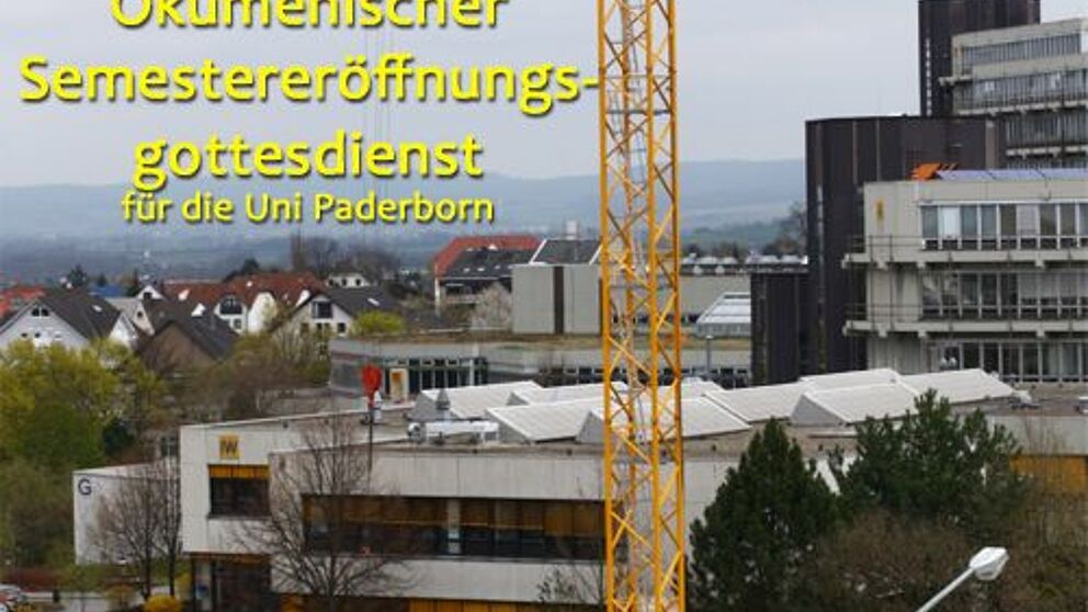 Plakat Semestereröffnungsgottesdienst
