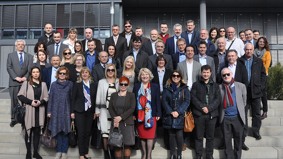 Foto (Universität Paderborn): Das Abschlusstreffen des EU-Tempus-Projekts Bosnia and Herzegovina Qualifications Framework for Higher Education (BHQFHE).