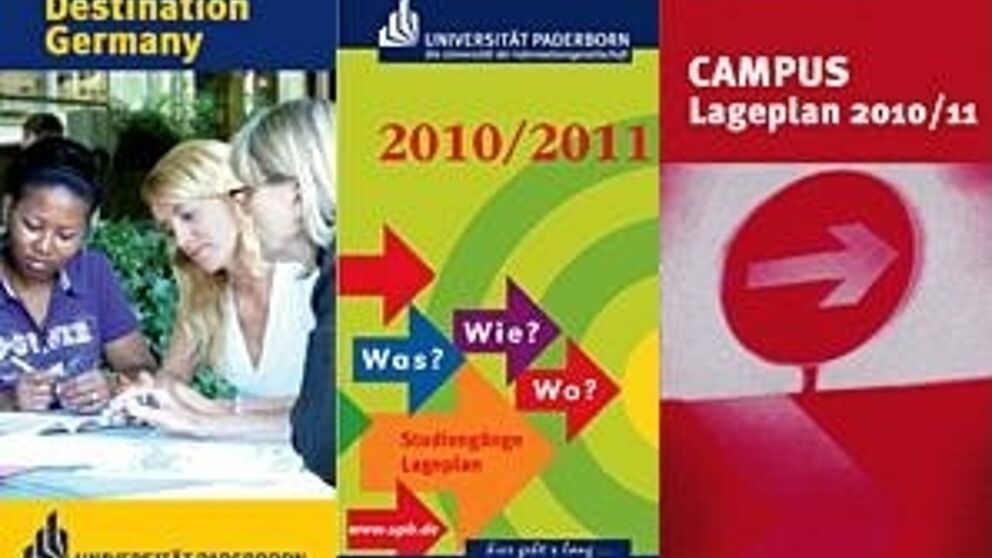 Abbildung: Titelseiten der drei Broschüren