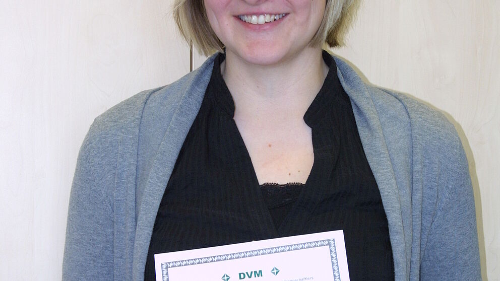 Foto (Universität Paderborn): Dipl.-Ing. Britta Schramm erhielt den DVM-Juniorpreis.
