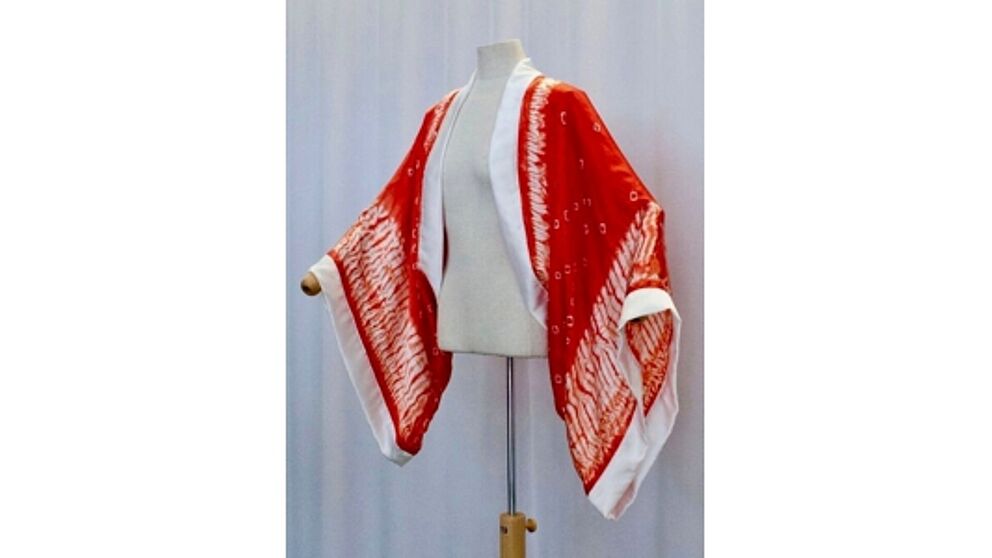 Abbildung: Alida Döring: Shibori Seidenkimono, 2018.