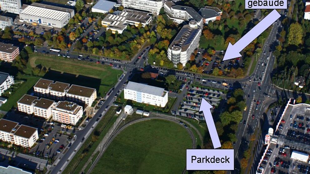 Luftbild Universität Paderborn, 15.10.2009, Foto: Tibor Werner Szolnoki