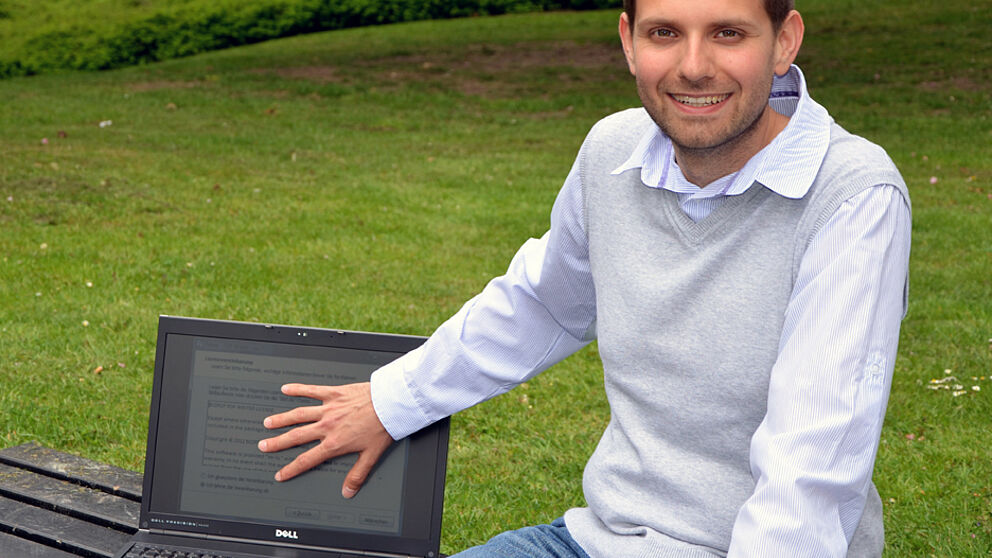 Foto: Digitales Rechtemanagement bei Software-Lizenzen: Ronald Petrlic versperrt Nutzerprofilen den Weg.