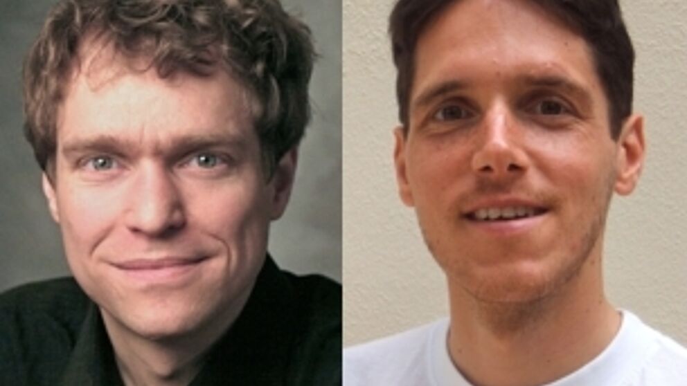 Fotos (Universität Paderborn): Prof. Dr. Eike Lau und Prof. Dr. Michael Winkler aus dem Institut für Mathematik halten am 23. Januar ihre Antrittsvorlesungen.
