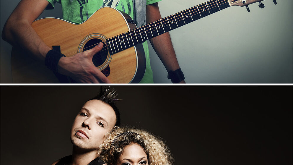 Fotos: David Beisel und das Duo Stereopuls