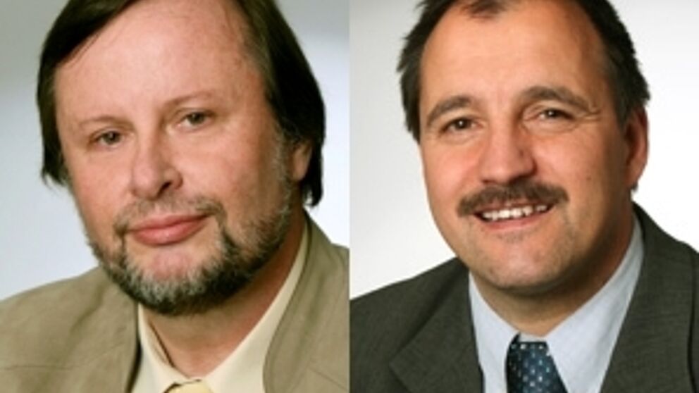 Fotos (Universität Paderborn): Prof. Dr. Peter F. E. Sloane und Prof. Dr. H.-Hugo Kremer