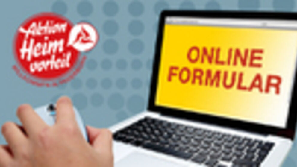 Abbildung: Illustration Online-Formular