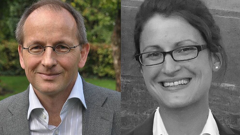 Foto (Universität Paderborn): Prof. Dr. Niclas Schaper und Dipl. Päd. Diana Urban