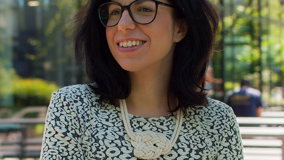 Foto (Universität Paderborn): Marie-Luis Merten von der Universität Paderborn ist Preisträgerin des Peter von Polenz-Preises.