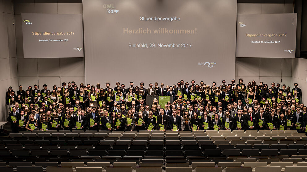 Foto (Stiftung Studienfonds OWL): Ausgezeichnete Stipendiaten