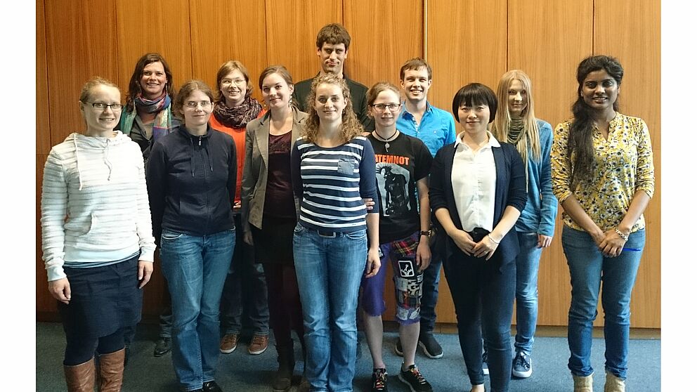 Foto: Mentees und MentorInnen des aktuellen Durchgangs.