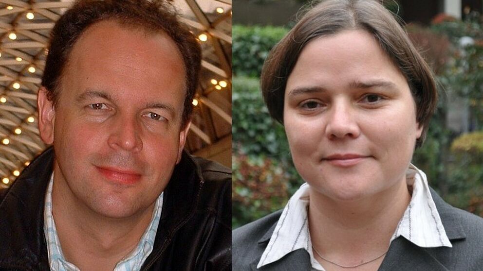 Fotos (Universität Paderborn): Prof. Dr. Stefan Krauter und Prof. Dr. Katja Krüger halten am 30. Mai ihre Antrittsvorlesungen an der Universität Paderborn.