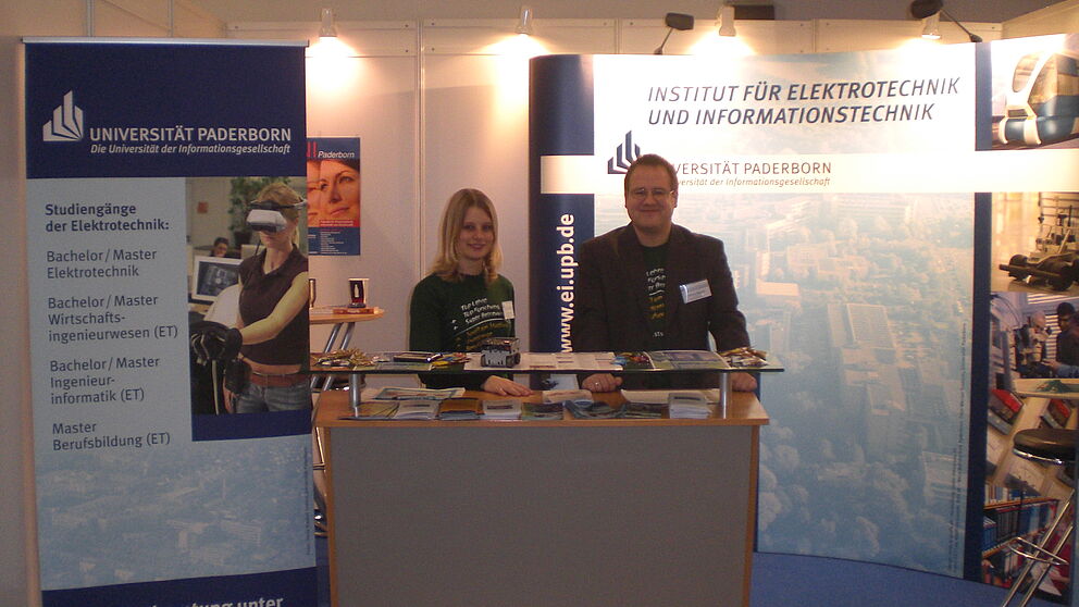 Foto: Erster Messeauftritt mit dem neuen Institutsstand.