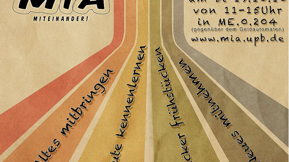 Plakat Kennenlernfrühstück