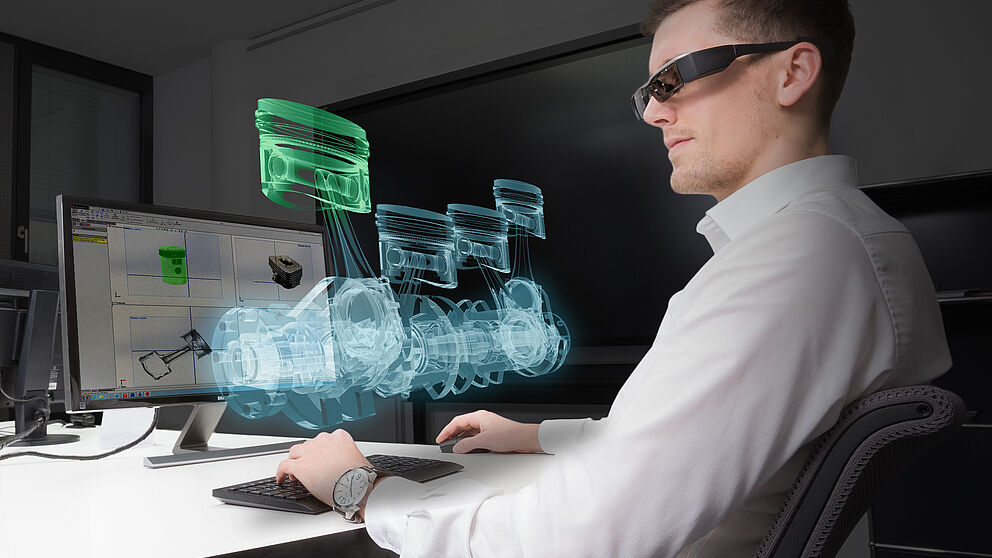 Technologien für die Entwicklung von intelligenten technischen Systemen wie Augmented Reality stehen auf dem Programm des Wissenschaftsforums. (© Fraunhofer IEM)