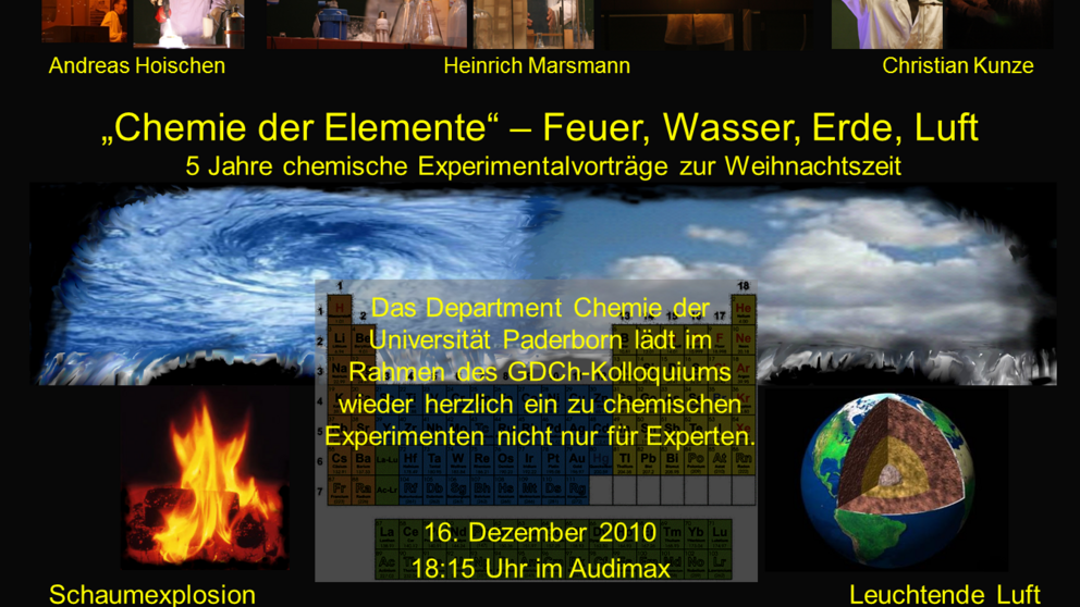 Abbildung: Plakat zur Weihnachtsvorlesung