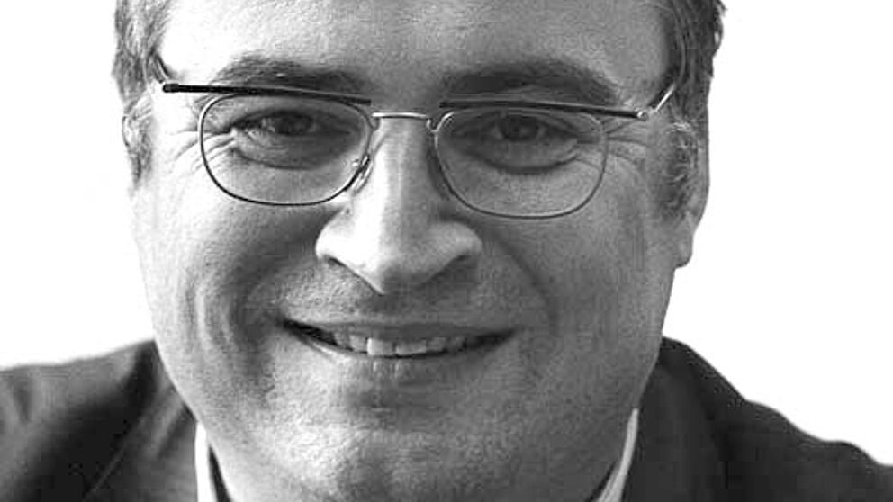 Foto (Frankfurter Allgemeine Zeitung / Barbara Klemm): Dozent des Workshops: Andreas Rossmann, Kulturkorrespondent der Frankfurter Allgemeinen Zeitung.