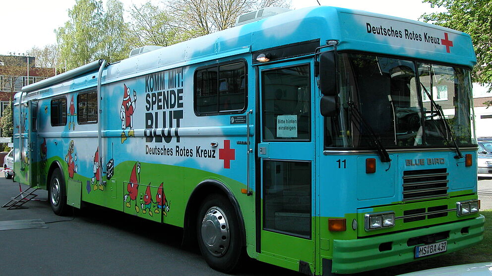 Foto: Blutspendebus Rotes Kreuz