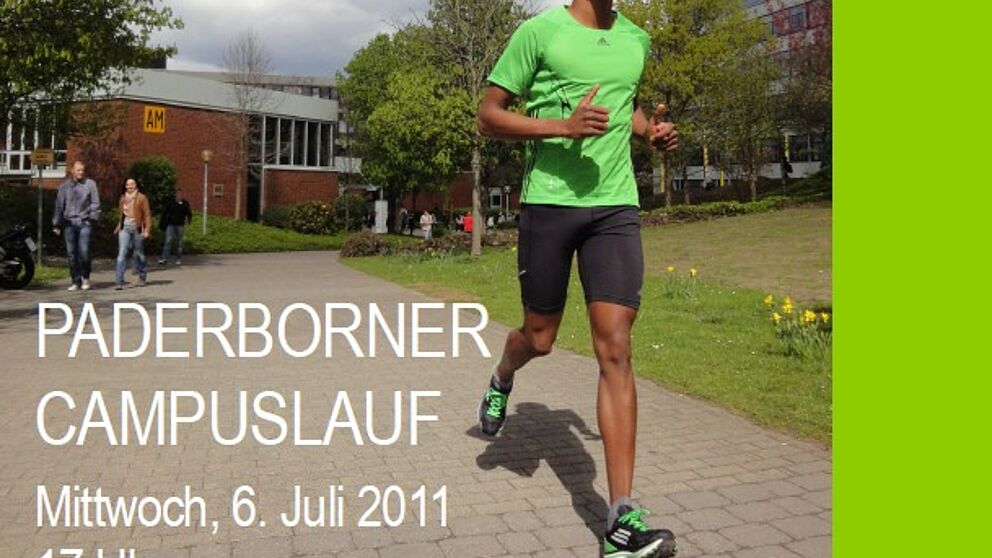 Plakat: Erster Paderborner Campuslauf