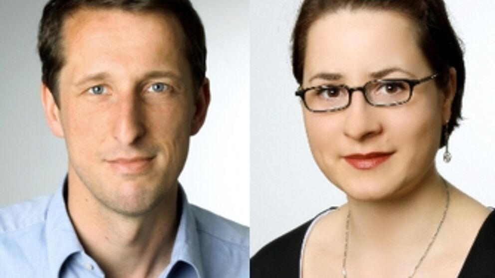 Foto: Prof. Dr. Christoph Ribbat und Jun.-Prof. Dr. Miriam Strube