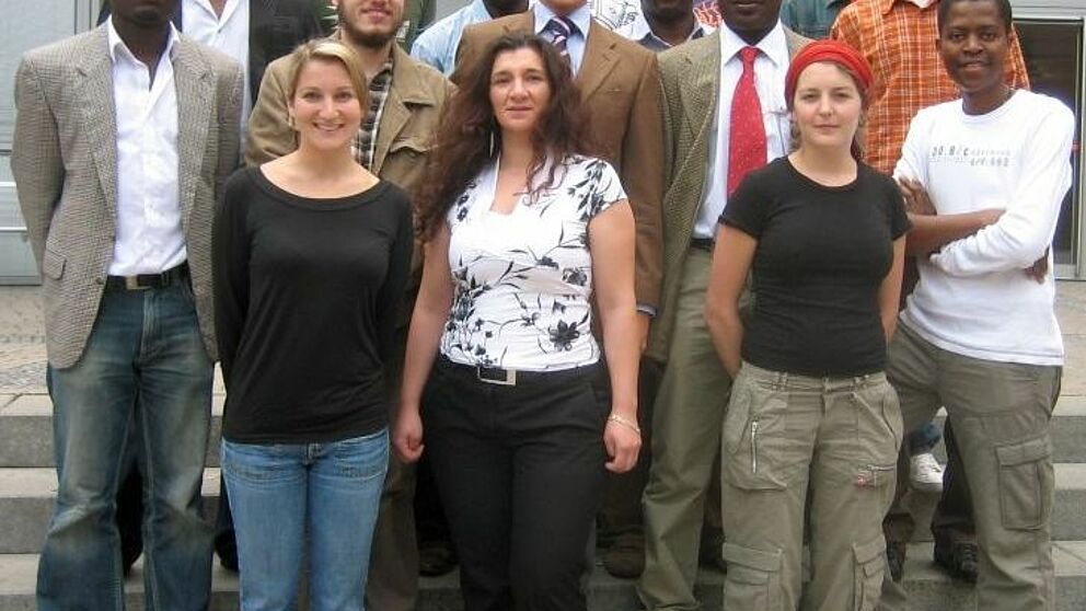 Foto (Universität Paderborn): Die Vereinsmitglieder des Afrikanisch-Deutschen Forums für Wirtschaft und Wissenschaft