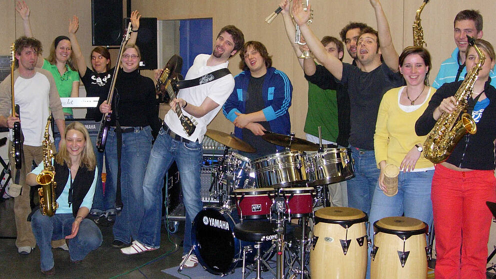 Foto: Feedback freut sich auf den Auftritt in der Kulte am 16. Juni 2006.