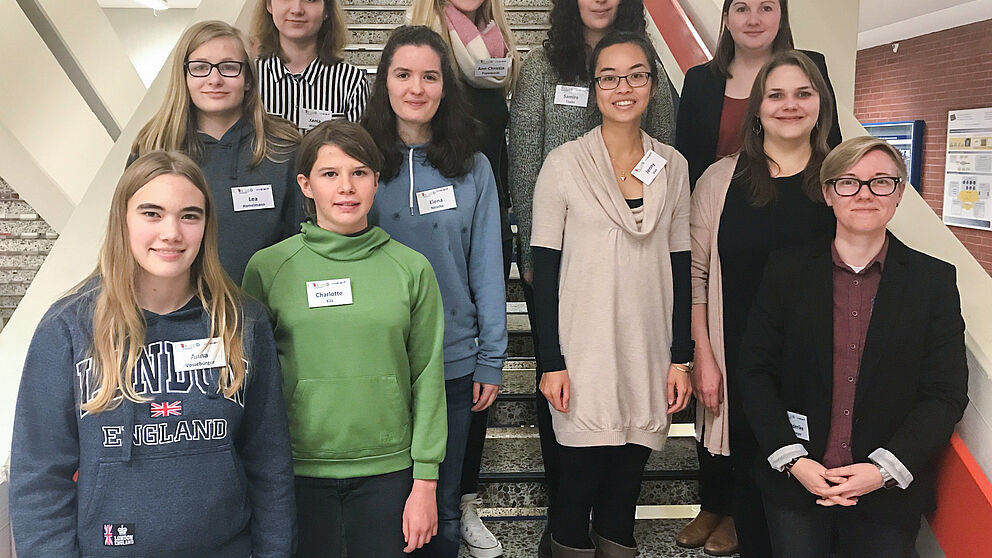 Foto (Universität Paderborn): Dritter Durchgang des MINT-Mentorings „look upb“.