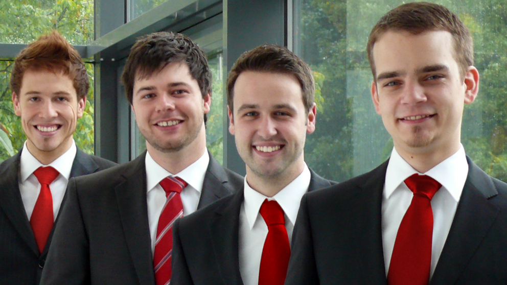 Foto: Andreas Dette, Jan Teuvo Harting, Sebastian Ehrhardt, Thomas Seebothe, (es fehlen: Marian Schiemann, Maxim Siemens) bilden das Kernteam, das für die Organisation der LOOK IN! verantwortlich ist. Insgesamt helfen rund 40 Studenten bei der Vorbereitu