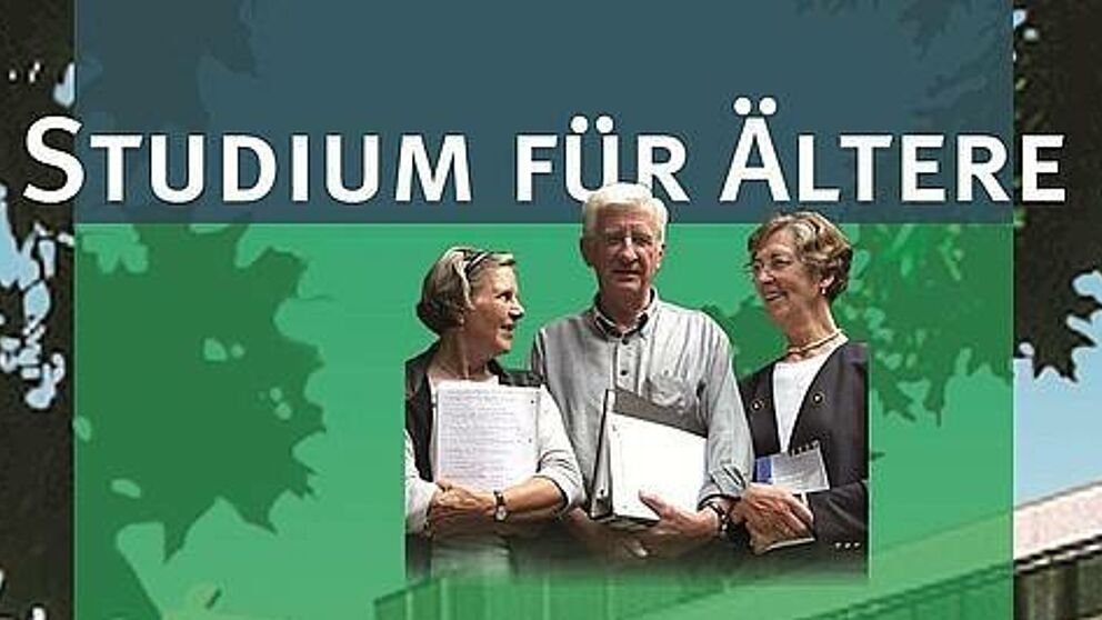 Abbildung: Hinweis auf das Studium für Ältere