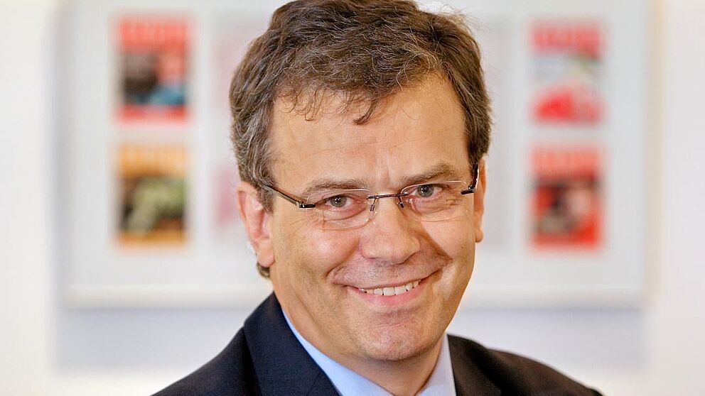 Foto (Neue Westfälische): Thomas Seim, Chefredakteur der Bielefelder Tageszeitung Neue Westfälische