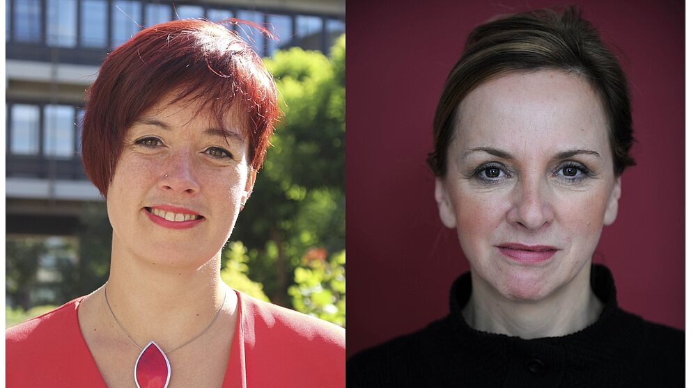 Fotos (Universität Paderborn): Prof. Dr. Rebekka Schmidt (l.) und Prof. Dr. Ruth Hagengruber