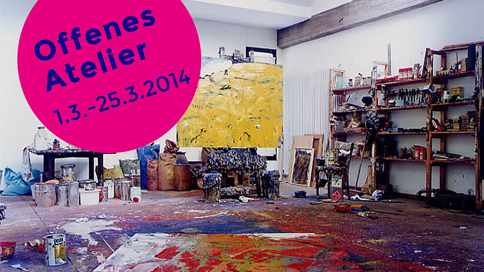 Abbildung: Atelier Emil Schumacher im Emil Schumacher Museum Hagen