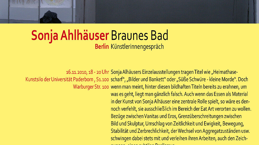 Abbildung: Flyer zur Veranstaltung