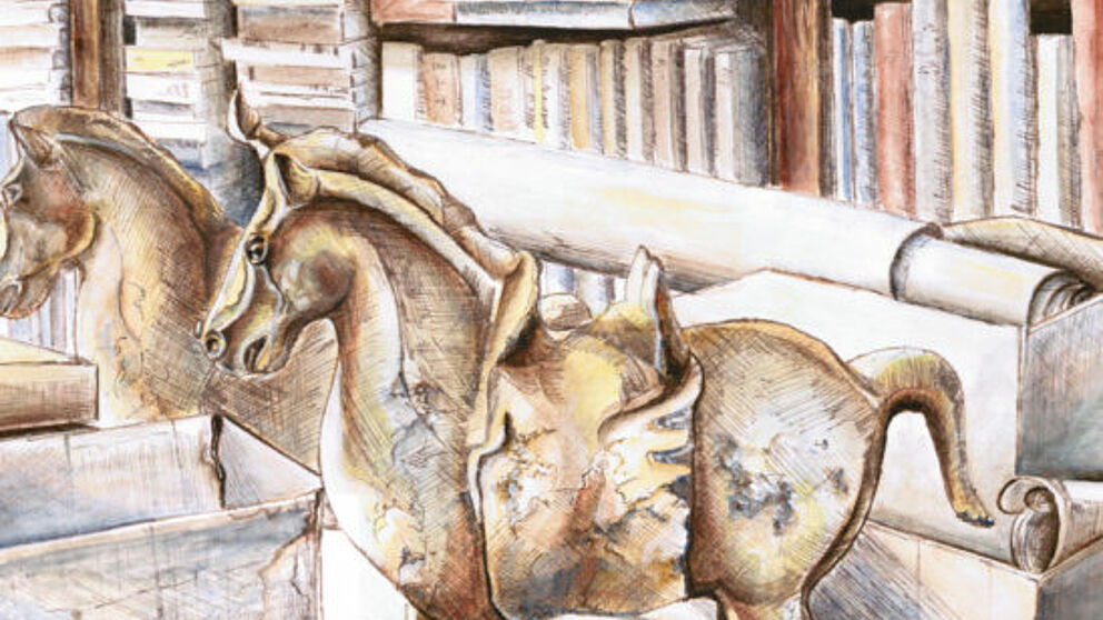 Abbildung: Aquarell von Anika Schediwy