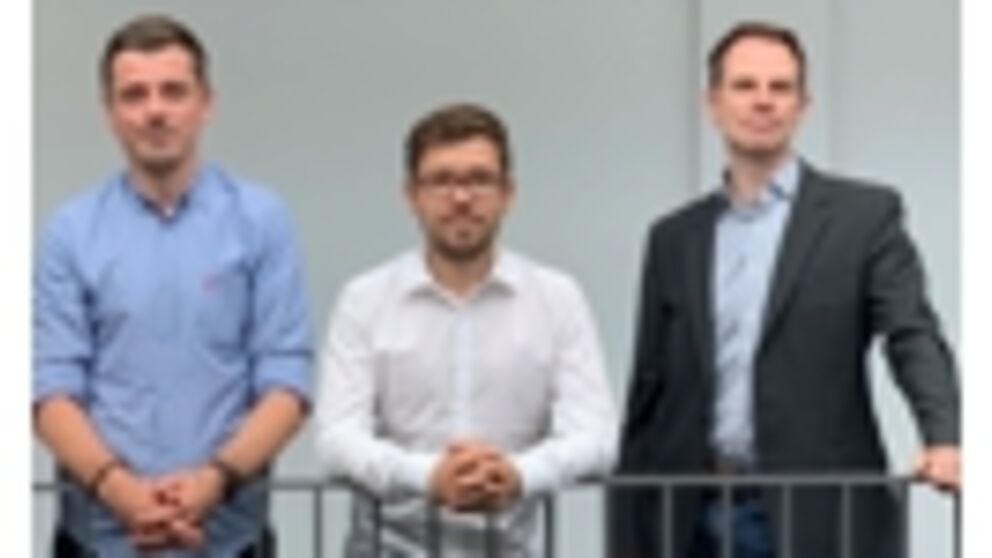 Foto (Universität Paderborn): Die Leitung des Forschungsprojekts „Enhanced Concept Maps“ (von links): Christopher Pietsch, Christopher Günther und Prof. Dr. jur. Stefan Müller.