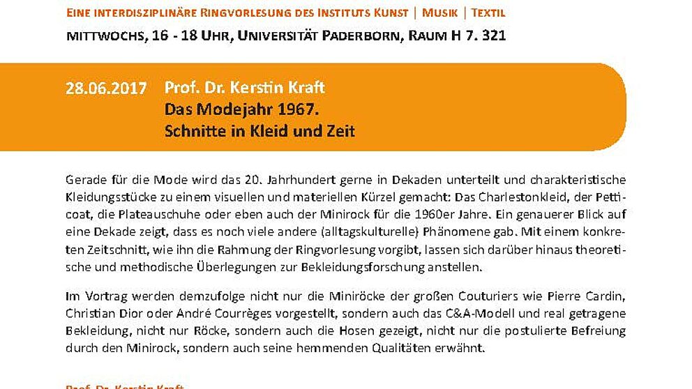 Abbildung: Ankündigung