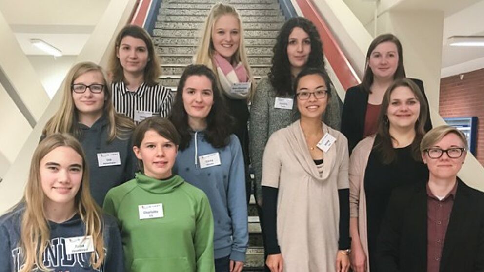 Foto (Universität Paderborn): Dritter Durchgang des MINT-Mentorings „look upb“.