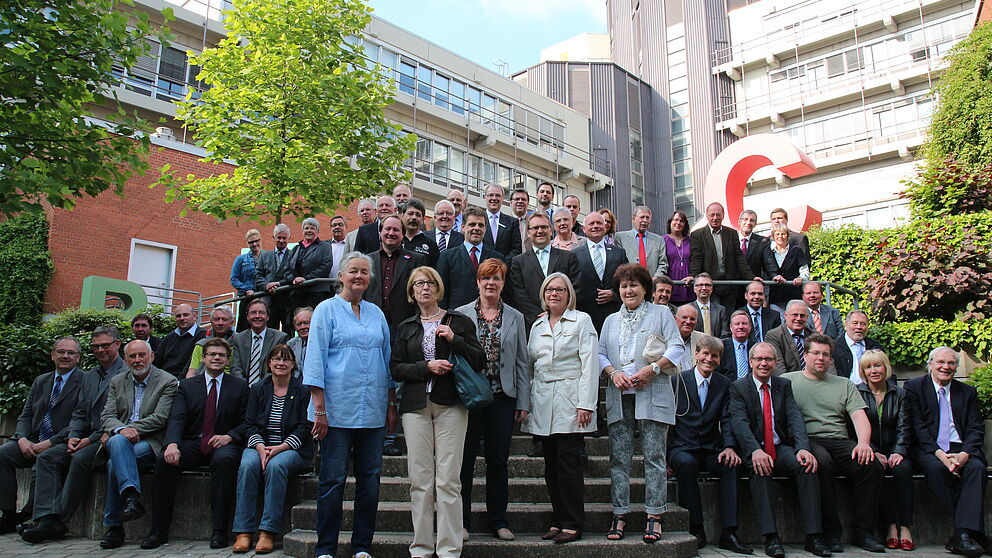 Foto (Universität Paderborn, Vanessa Dreibrodt): Der Kreistag Paderborn besuchte erstmals die Uni-versität.