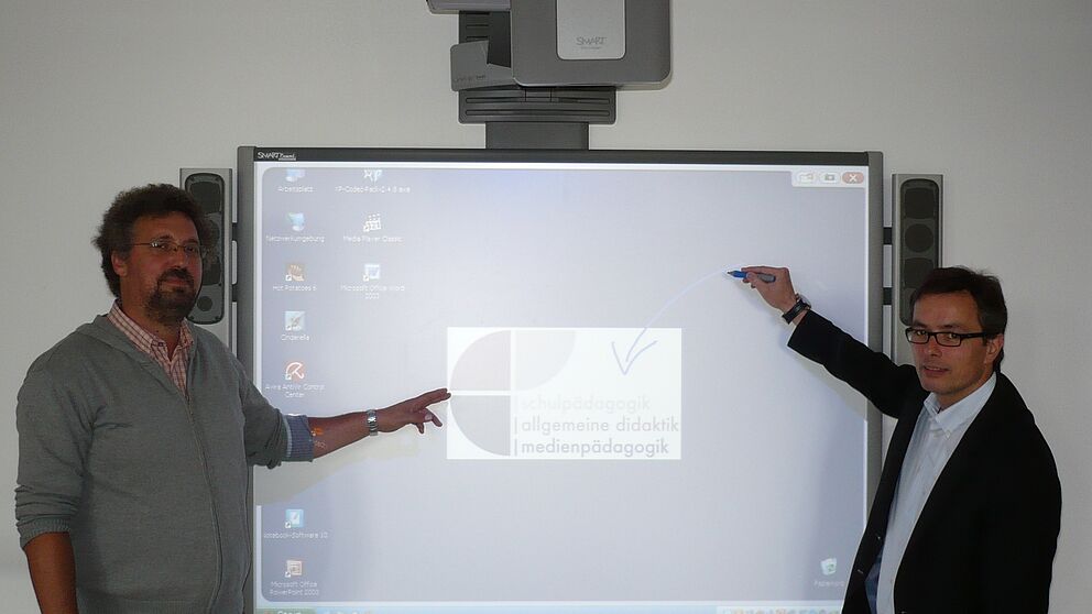 Foto: OStR Michael Nicolas und Prof. Dr. Bardo Herzig