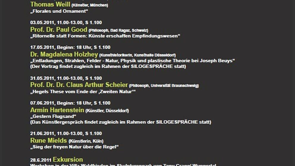Abbildung: Programmflyer