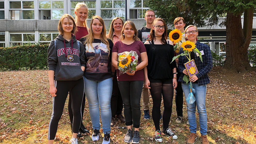 Foto (Universität Paderborn): Teilnehmerinnen des Mentoring-Programms „look upb“.