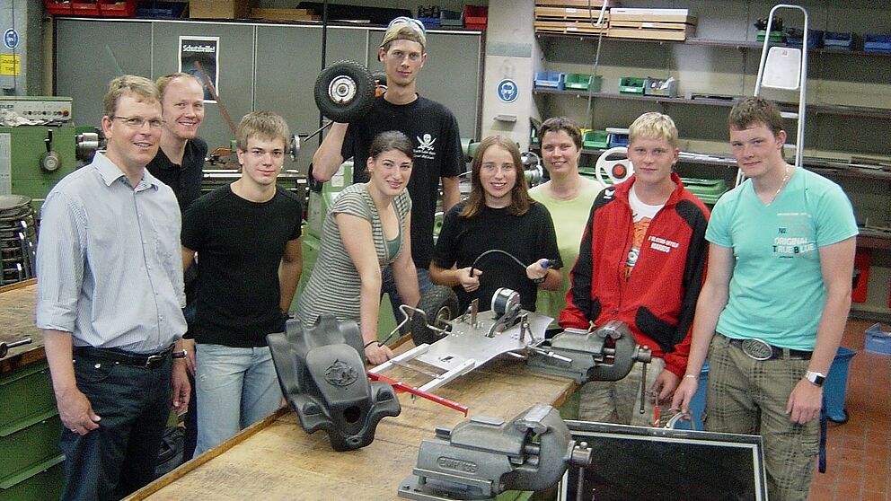 Foto: „AGB Racing Team“ des Löhner August-Griese-Berufskollegs