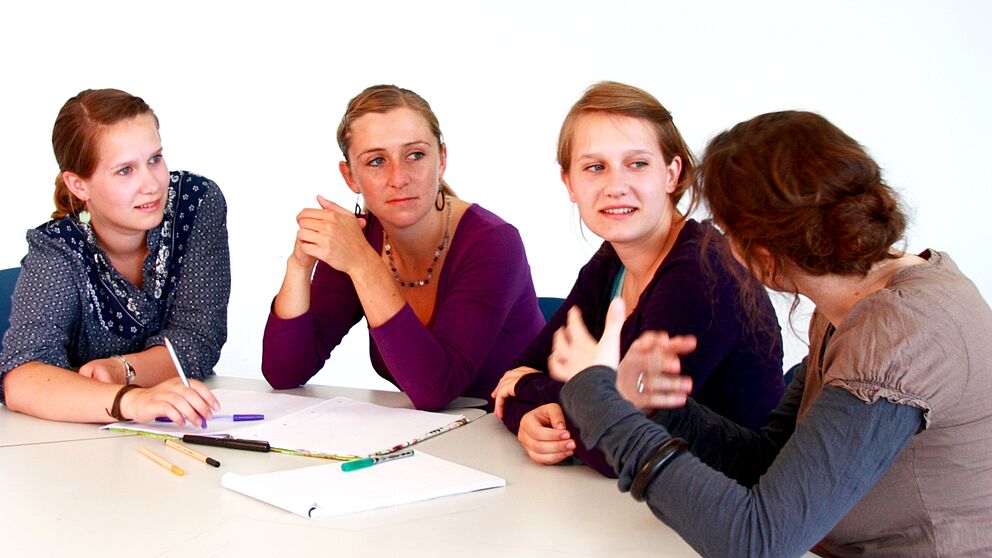 Abbildung: Gesprächsrunde